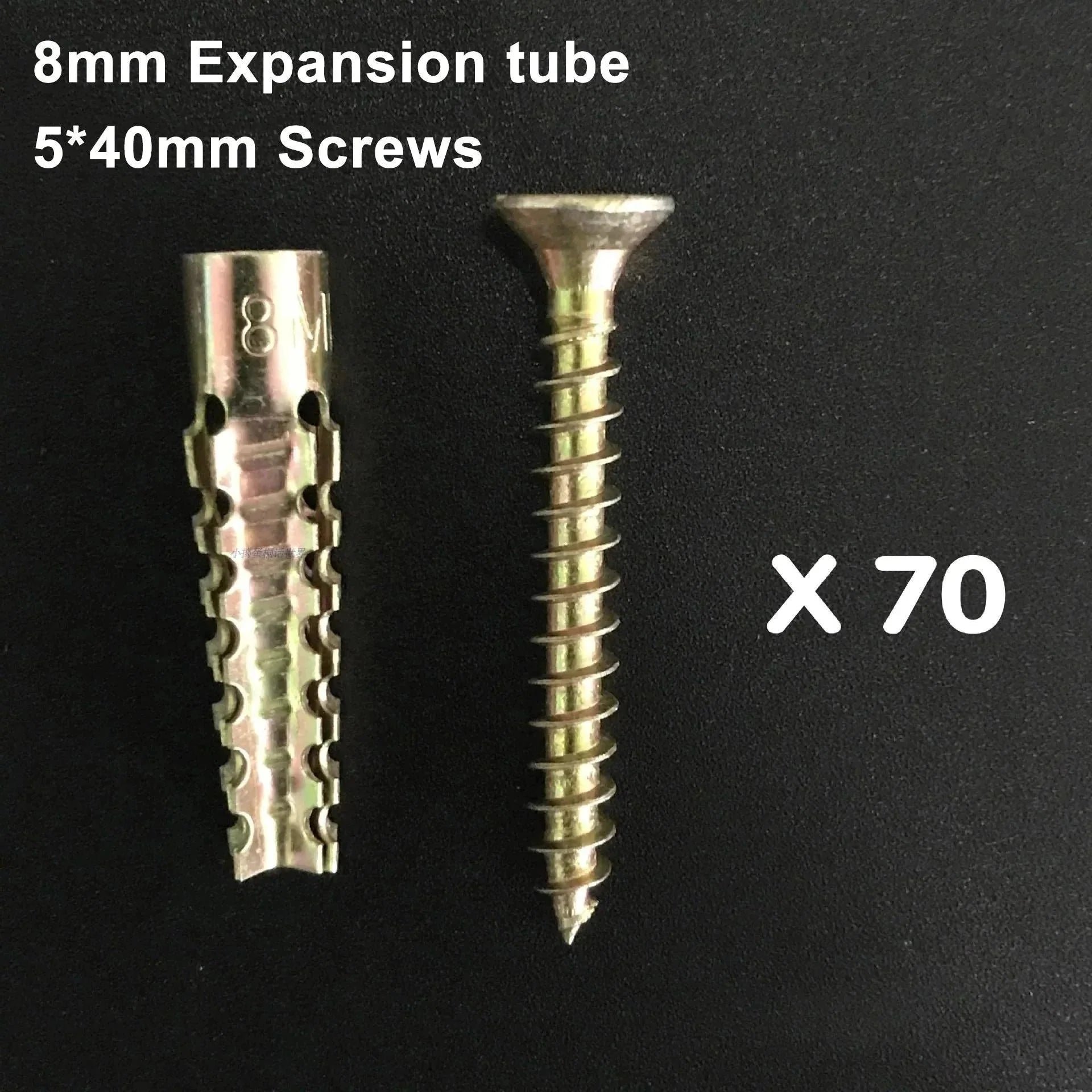 Upgraded Serrated Iron Expansion Screw