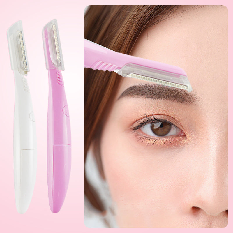 New products Precision Manual Eyebrow Trimmer with Light