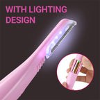 New products Precision Manual Eyebrow Trimmer with Light