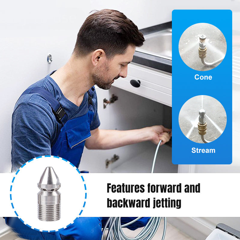 New Rotary High-Pressure Sewer Jetting Nozzle