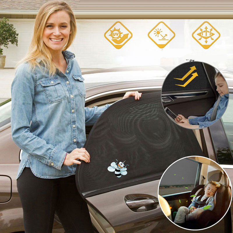 New 2PCS Breathable Mesh Car Window Shades