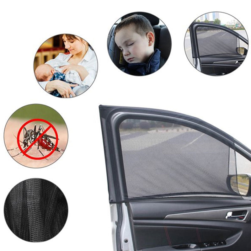 New 2PCS Breathable Mesh Car Window Shades