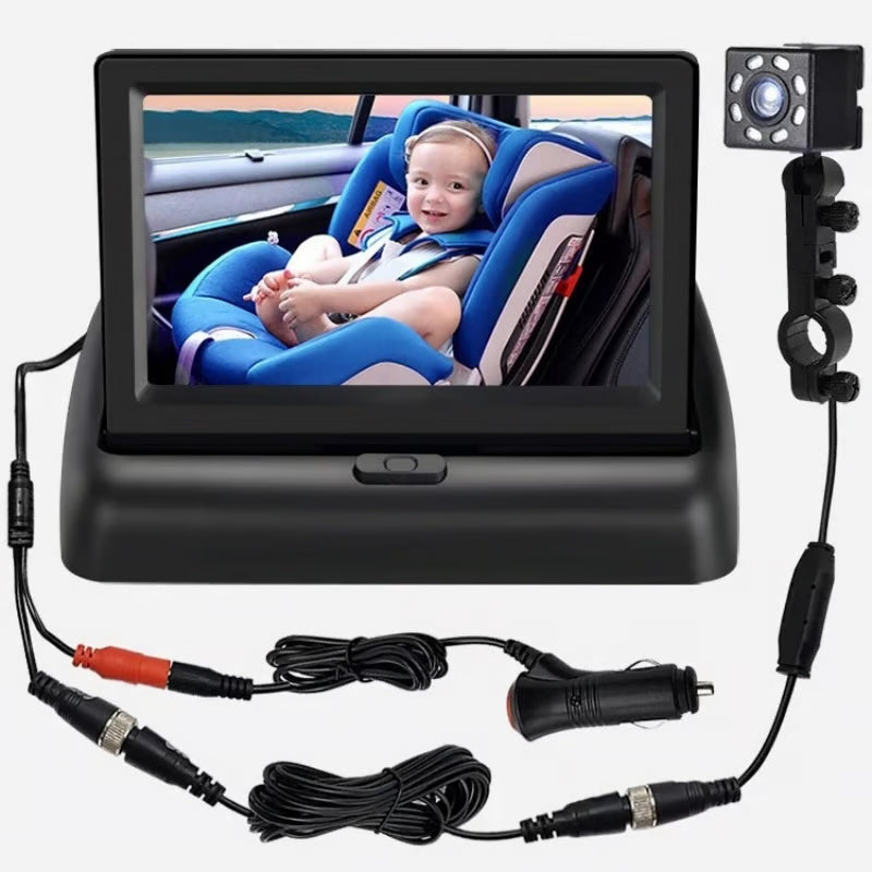 New Mini Folding Car Baby Mirror Monitor