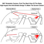 New Mini Folding Car Baby Mirror Monitor