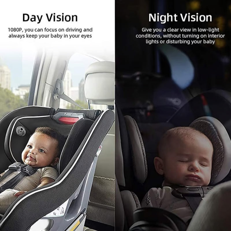 New Mini Folding Car Baby Mirror Monitor