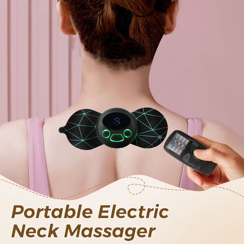 Portable Electric Neck Massager Sticker