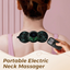 Portable Electric Neck Massager Sticker