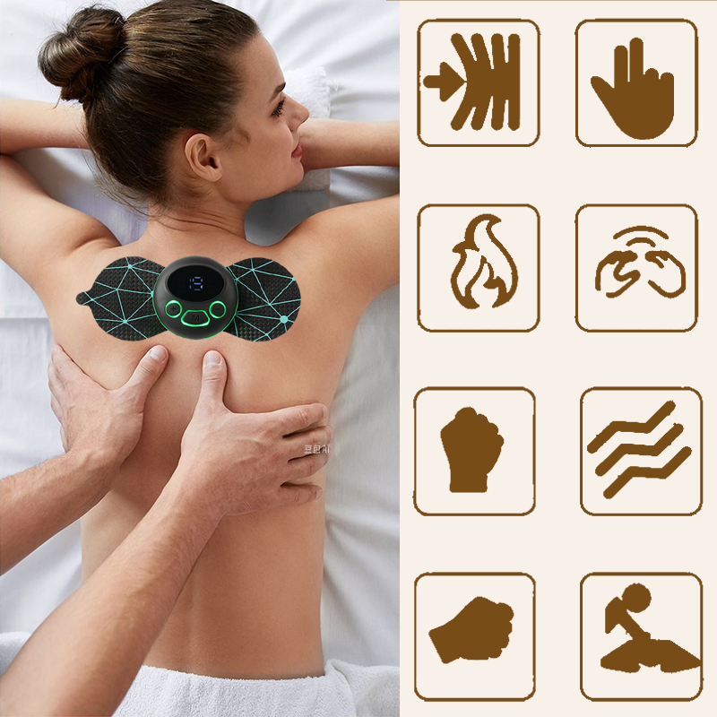 Portable Electric Neck Massager Sticker