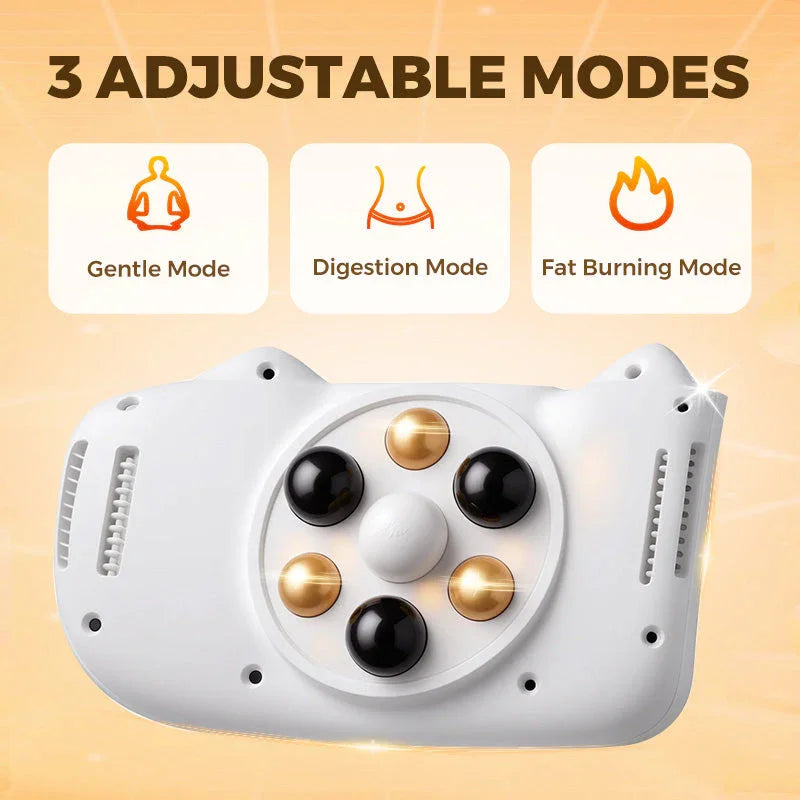 Cordless Electric Abdominal Massager for Fat Burning and Digestion