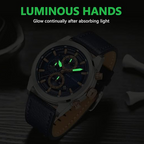 Men's Casual Elegant Luminous Dial Quartz Watch