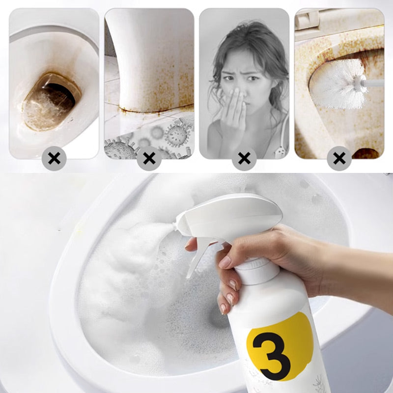 Gospel for cleanliness addicts, the strongest toilet foam cleaner in the 21st century!! one-day special 50% buy more and get more free
