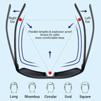 Latest model Men's Trendy Lightweight Sunglasses