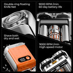New Upgrade Men's Portable Mini Rotary Electric Shaver
