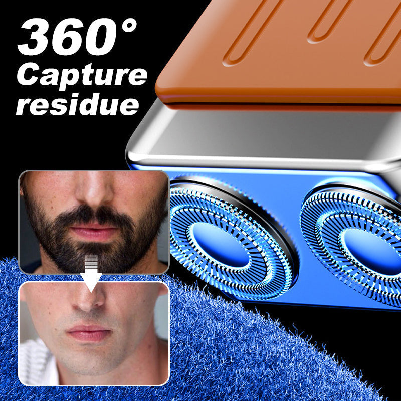 New Upgrade Men's Portable Mini Rotary Electric Shaver