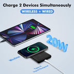 Magnetic Portable Wireless Charger with LED Display