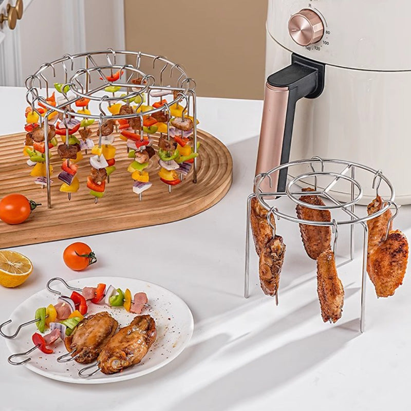 Air Fryer Barbecue Grill Vertical Kebab Grill + Free Heat-Resistant Gloves