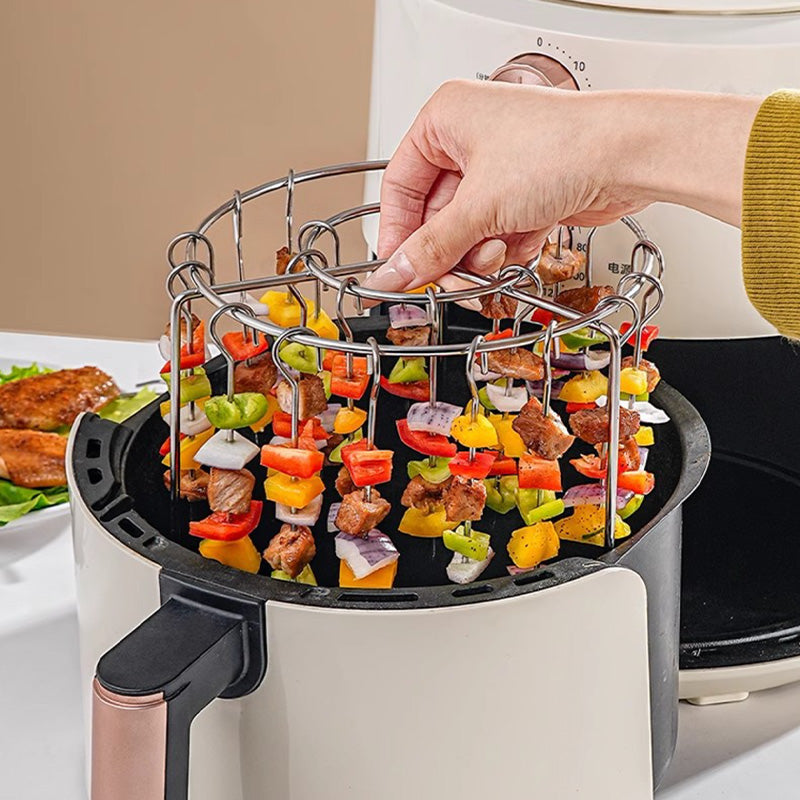 Air Fryer Barbecue Grill Vertical Kebab Grill + Free Heat-Resistant Gloves