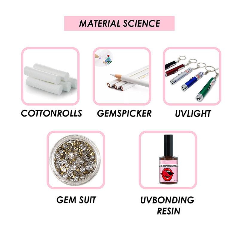 Tooth Gem Kit with Curing Light ＆ Glue