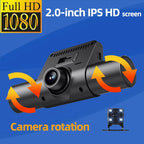 1080P 4 Channel Car Camera with Night Vision