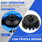10PCS Oil Filter Wrench Socket Kit（ ）