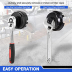 10PCS Oil Filter Wrench Socket Kit（ ）