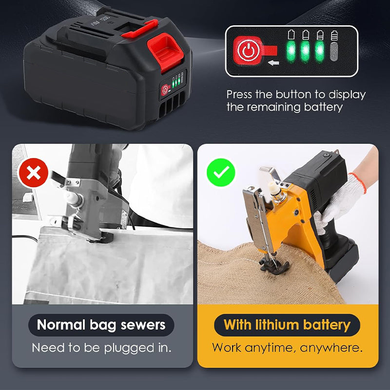 Portable Cordless High Speed Bag Sewing Machine（ )