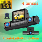 Clearance Sale 1080P 4-Channel Dash Cam with Night Vision
