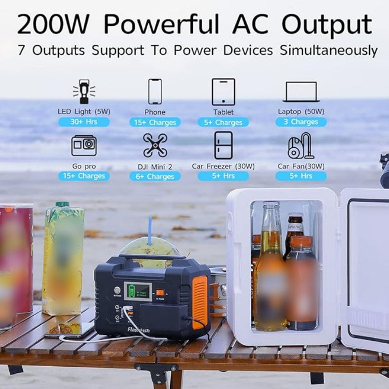 49% 0FF 200W Portable Power Station with Display