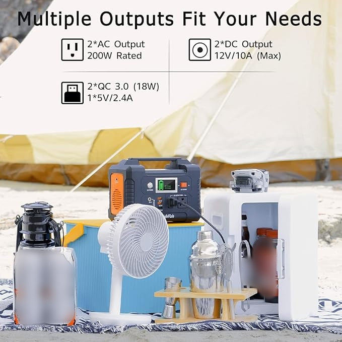49% 0FF 200W Portable Power Station with Display