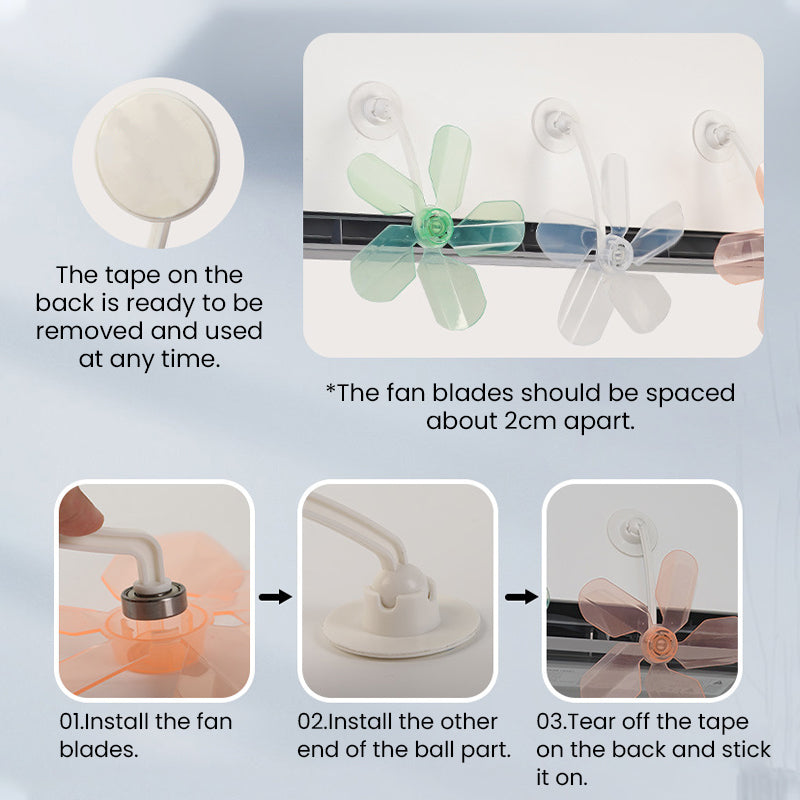 Hanging Adjustable Universal Air Conditioning Guide Fan