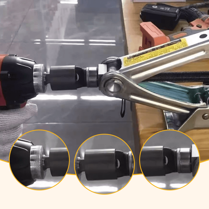 Universal Jack Socket Adapter for Hand Drill