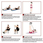 32 Fitness Resistance Bands-4 Tube Pedal Ankle Puller