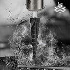50% discount High Hardness Spiral Flute Step Drill Bit Set