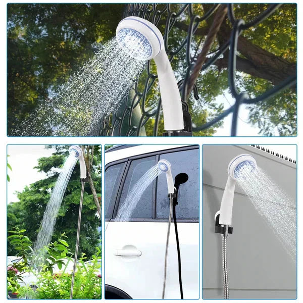 Stay Fresh Outdoors Portable Camping Shower with Adjustable Flow – For Easy & Convenient Outdoor Cleaning