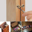 4PCS Concealed Brass Hinges