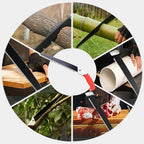 Lightweight and sharp universal pruning saw with sheath