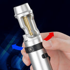 Outdoor windproof refillable flashlight lighter
