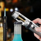 Outdoor windproof refillable flashlight lighter