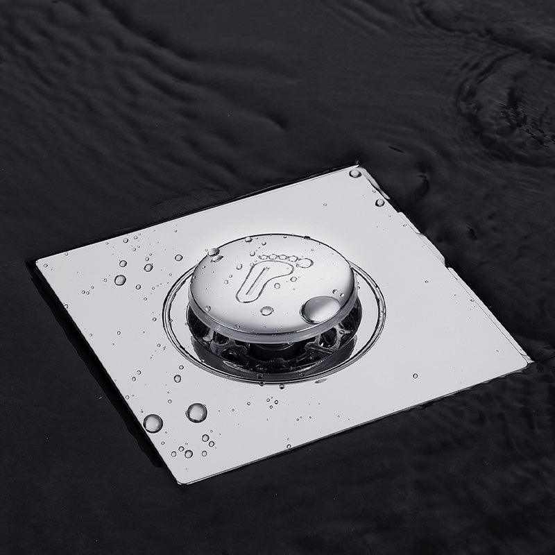 Spring Core Shower Floor Drain Cover – Prevents Clogs & Hair Buildup