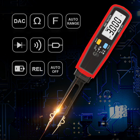 6000 Counts Digital SMD Tester with Auto Range