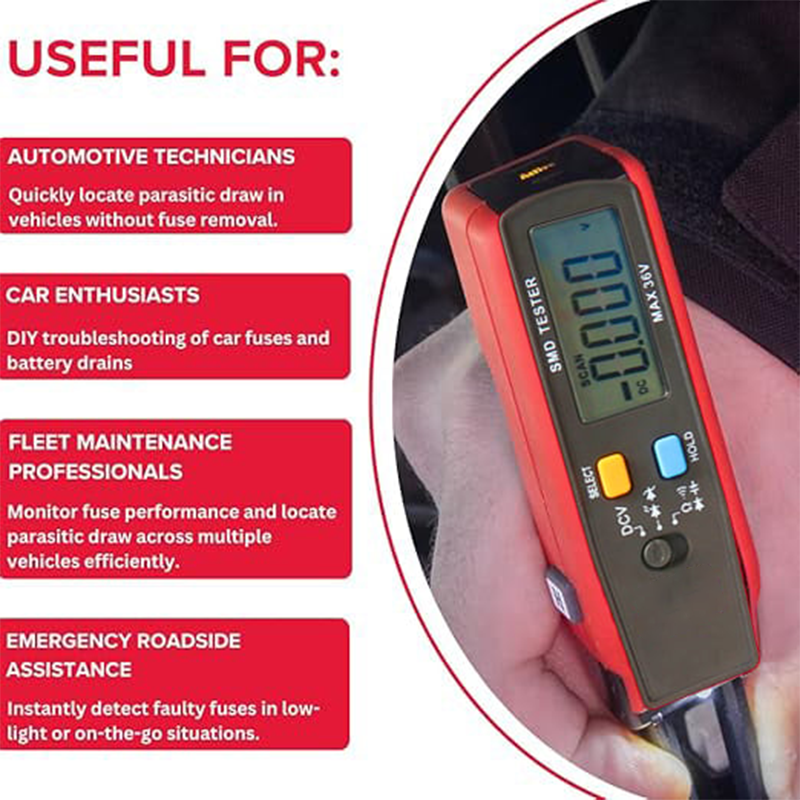 6000 Counts Digital SMD Tester with Auto Range