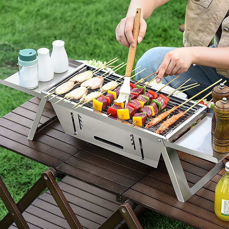 49% 0FF Stainless Steel Folding Outdoor Barbecue