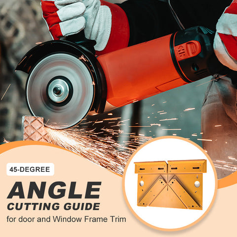 45-Degree Angle Cutting Guide for Door and Window Frame Trim