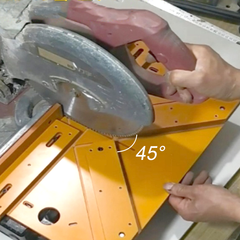 45-Degree Angle Cutting Guide for Door and Window Frame Trim