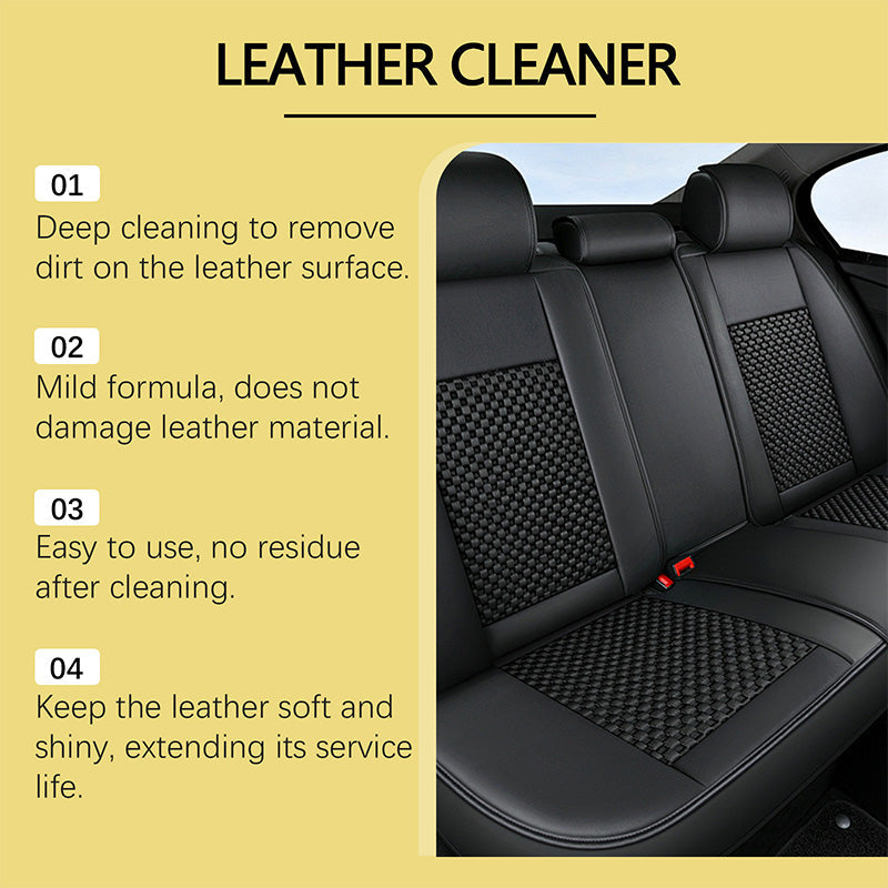 Multifunctional strong deep cleaning, refurbishing leather cleaner
