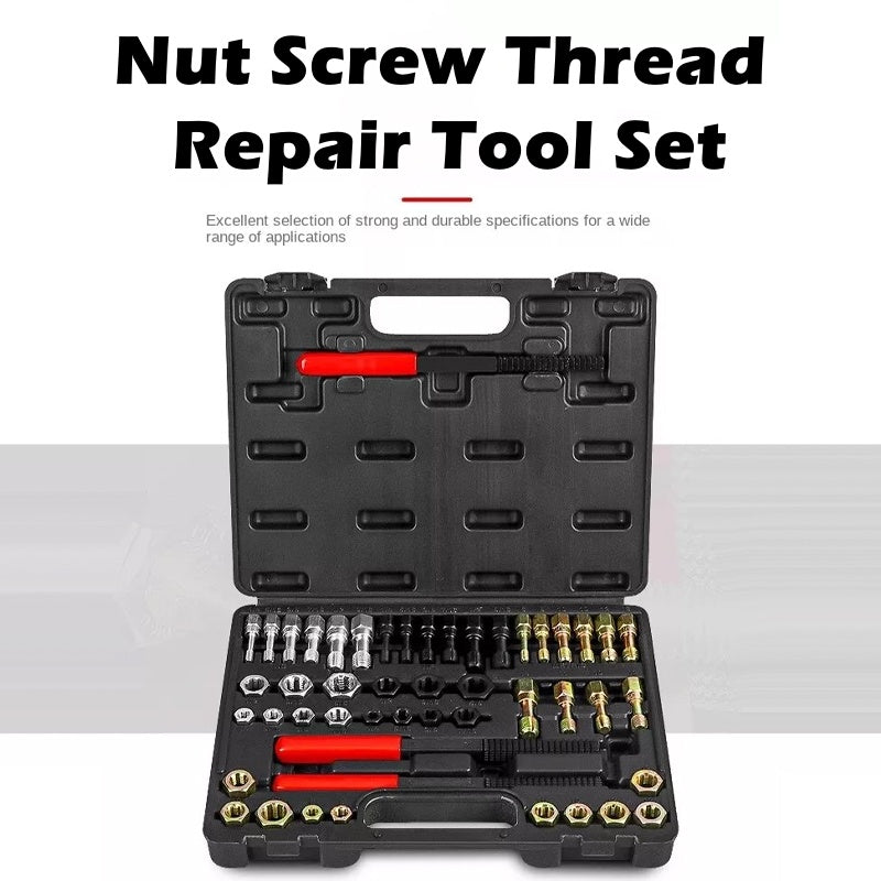Thread Restorer Kit - Fix Stripped Nuts & Bolts Like New