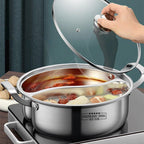Essential For The Home Kitchen Thickened Stainless Steel Dual Flavor Hot Pot