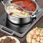 Essential For The Home Kitchen Thickened Stainless Steel Dual Flavor Hot Pot