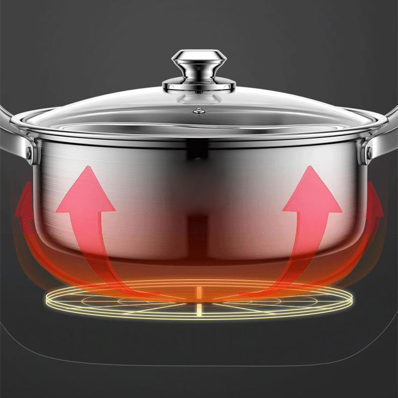 Essential For The Home Kitchen Thickened Stainless Steel Dual Flavor Hot Pot