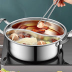 Essential For The Home Kitchen Thickened Stainless Steel Dual Flavor Hot Pot